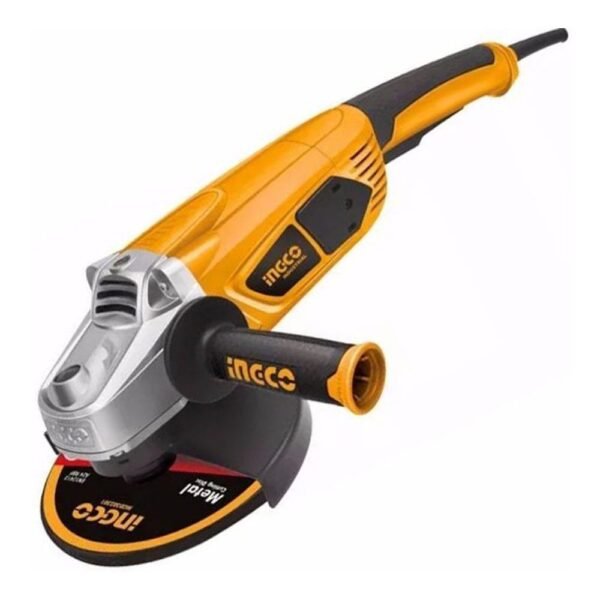 صاروخ 9 بوصة 2350 وات - صاروخ 9 بوصة 2350 وات للأعمال الشاقة والقطع الصناعي 9-inch 2350W angle grinder for heavy-duty cutting and grinding