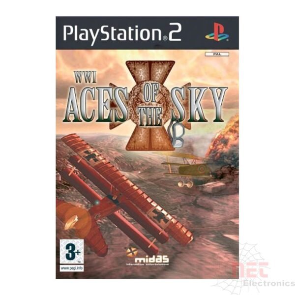 Aces Of The Sky PS2 CD - أسطوانة لعبة Aces Of The Sky لجهاز بلايستيشن 2 الأصلية Aces Of The Sky PS2 CD original game disc