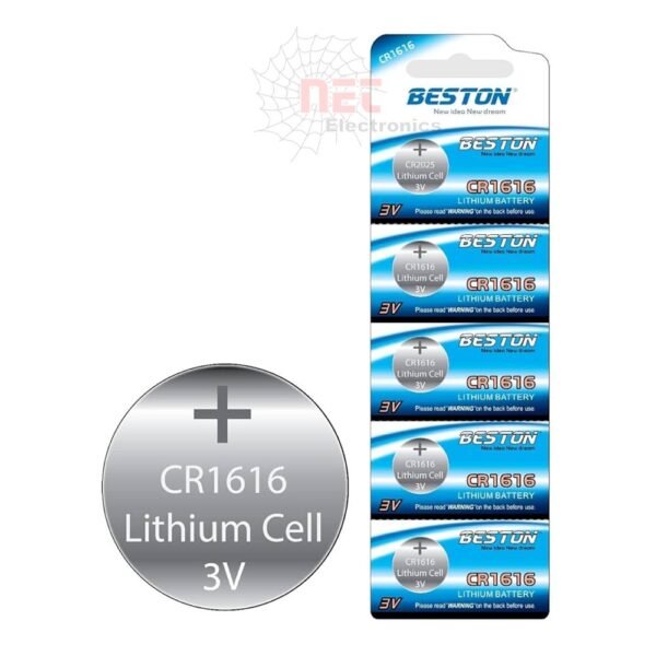 حجارة قرش BESTON CR1616 - حجارة قرش BESTON CR1616 أصلية لبطاريات الليثيوم BESTON CR1616 authentic lithium coin cell battery
