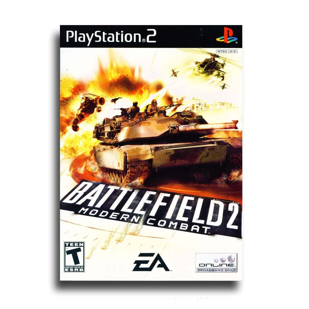 Battlefield 2 PS2 CD Battlefield 2 PS2 CD - اسطوانة لعبة باتل فيلد 2 لجهاز بلايستيشن 2 Battlefield 2 PS2 CD game disc case