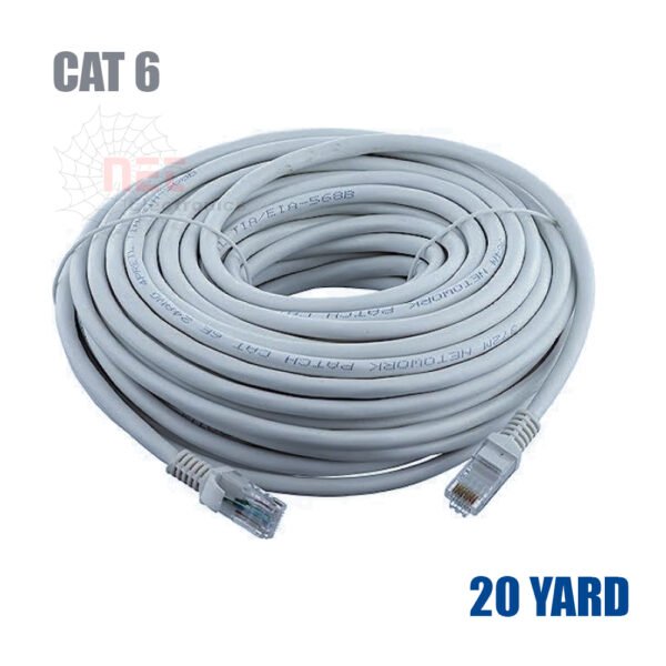 سلك نت CAT6 20 ياردة لوكس - سلك نت CAT6 20 ياردة لوكس عالي السرعة Lux CAT6 20 Yards High Speed Network Cable