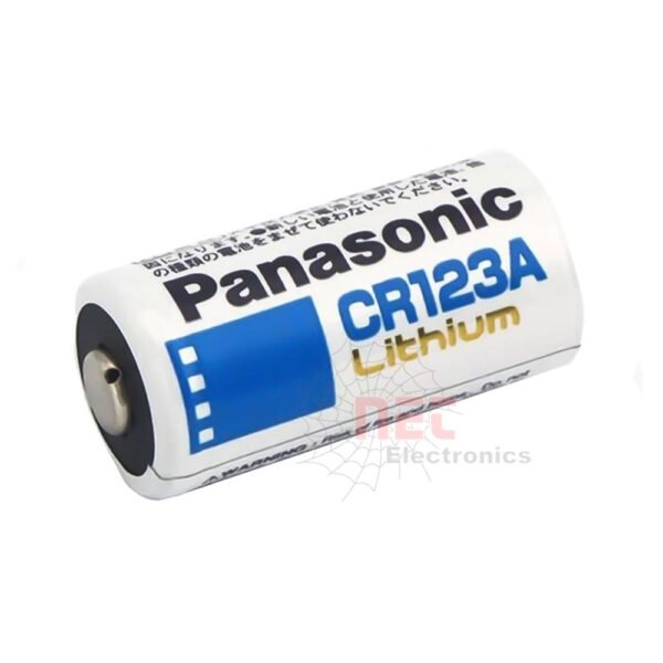 بطارية باناسونيك CR123A 3V - بطارية باناسونيك CR123A 3V الأصلية لليثيوم Original Panasonic CR123A 3V Lithium Battery