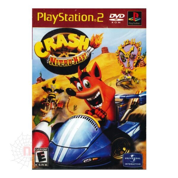 Crash Nitro Kart - غلاف لعبة سباق سيارات كراش نايترو كارت Crash Nitro Kart racing game cover art