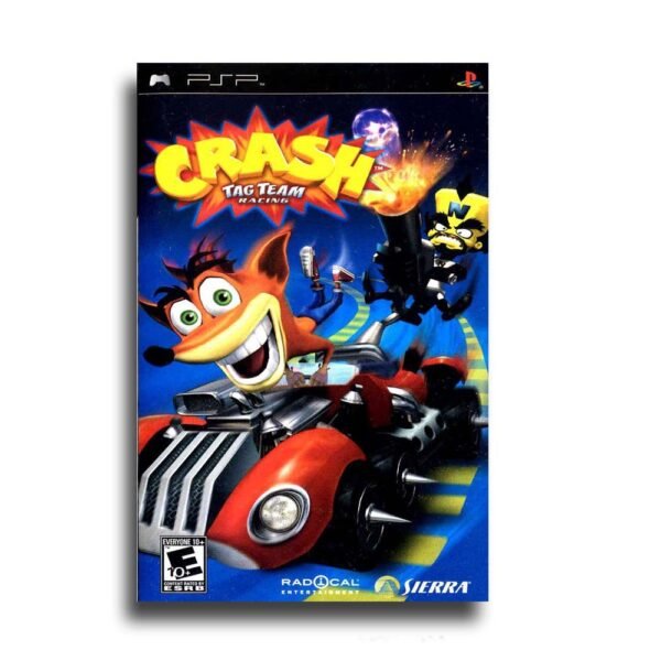 Crash Tag Team Racing PS2 CD - اسطوانة لعبة كراش تاج تيم ريسنج لجهاز بلايستيشن 2 Crash Tag Team Racing PS2 CD game disc