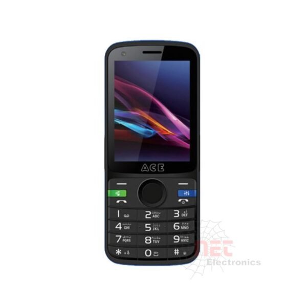 موبايل FE4 شريحتين بدون كاميرا - موبايل FE4 شريحتين بدون كاميرا لون أسود من ماركة ACE FE4 Dual SIM Mobile Without Camera ACE brand front view
