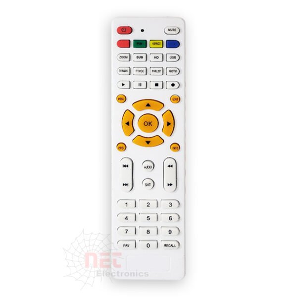 ريموت HD رقم 228 USB/HD عاج بلمبة بيان - ريموت HD رقم 228 USB/HD عاج بلمبة بيان لعرض مميزاته وتصميمه الأنيق Ivory USB/HD Remote #228 with Indicator Light for satellite receivers