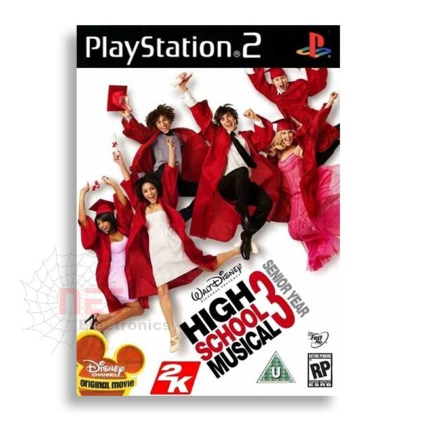 High School Musical 3 PS2 CD - أسطوانة لعبة High School Musical 3 على بلايستيشن 2 High School Musical 3 PS2 CD game disc