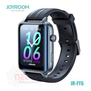 ساعة سمارت JOYROOM FT6 - ساعة سمارت JOYROOM FT6 الذكية باللون الأسود الأنيق JOYROOM FT6 Smartwatch sleek black design