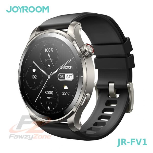 ساعة سمارت JOYROOM SMART WATCH FV1 باللون الأسود الأنيق