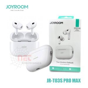 ايربودز JR-T03S PRO MAX - سماعات ايربودز JR-T03S PRO MAX لاسلكية مع علبة الشحن JR-T03S PRO MAX wireless earbuds with charging case