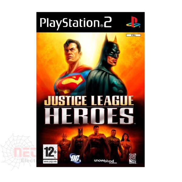 Justice League Heroes - لعبة Justice League Heroes أصلية لأجهزة الألعاب Original Justice League Heroes video game disc and cover