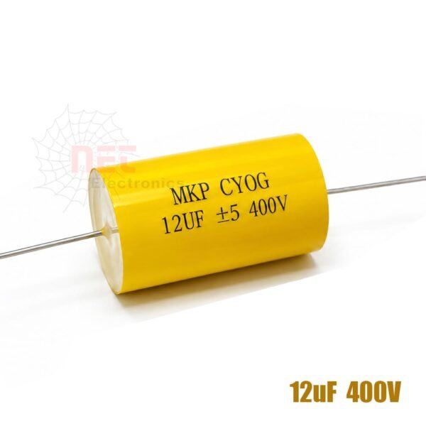 مكثف صوت MKP 12uF 400V عالي الجودة للكروس أوفر والسماعات MKP 12uF 400V audio capacitor for crossover and speakers