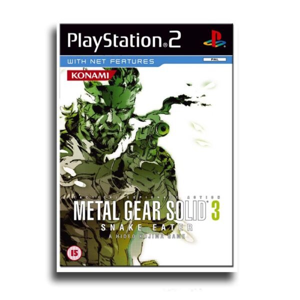 Metal Gear Solid 3 Snake PS2 CD - سيدي لعبة ميتال جير سوليد 3 للبلايستيشن 2 Metal Gear Solid 3 Snake PS2 CD game disc