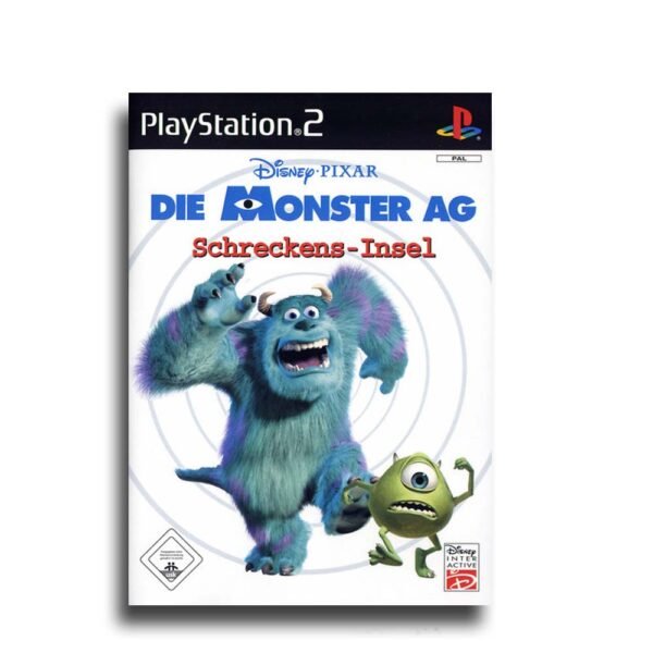 Monsters, Inc PS2 CD - اسطوانة لعبة Monsters, Inc جهاز بلايستيشن 2 Monsters Inc video game CD for PlayStation 2