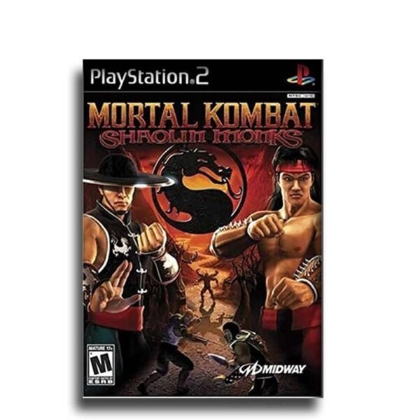 Mortal Kombat Shaolin Monks PS2 CD - شريط لعبة مورتال كومبات شولين مونكس بلايستيشن 2 أصلي Mortal Kombat Shaolin Monks PS2 CD original game disc
