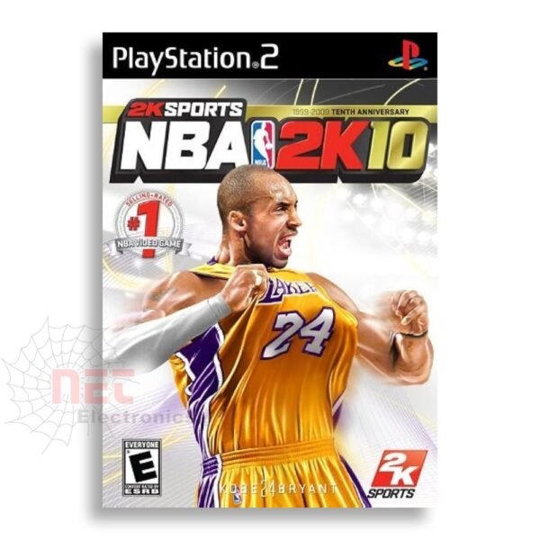 NBA 2K 10 PS2 CD - شريط لعبة NBA 2K 10 لجهاز بلايستيشن 2 NBA 2K 10 PS2 CD game disc
