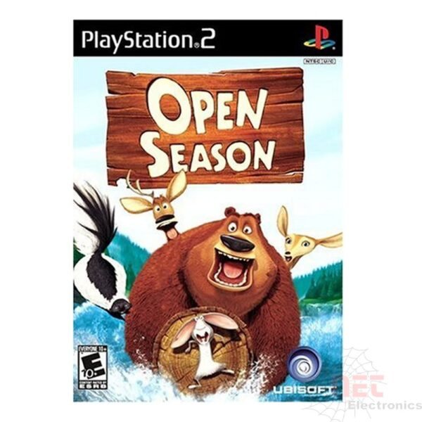 Open Season PS2 CD - صيغة سي دي لعبة أوبن سيجن لجهاز بلايستيشن 2 Open Season PS2 CD game disc case view