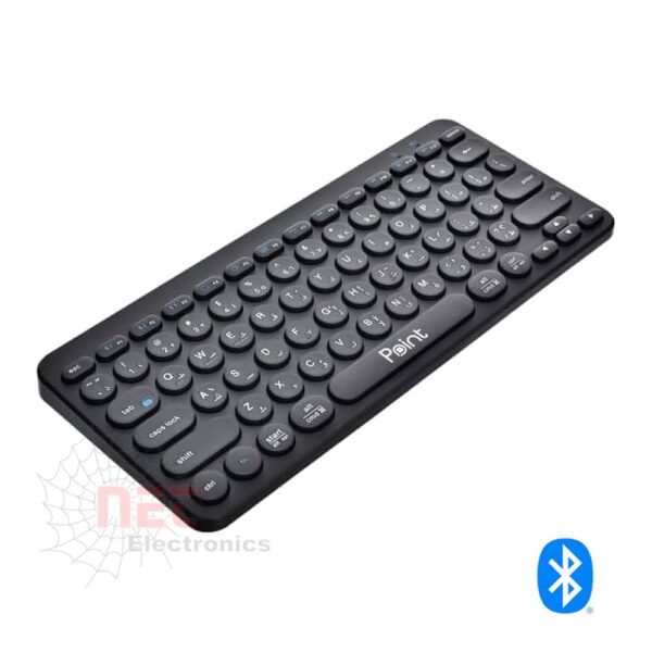 كيبورد بوينت بلوتوث POINT - كيبورد بوينت بلوتوث POINT اللاسلكي بتصميم عصري أنيق POINT Bluetooth wireless keyboard with sleek modern design
