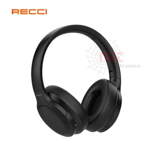 هيدفون بلوتوث RECCI بارون - هيدفون بلوتوث RECCI بارون لاسلكي بتصميم مريح وأنيق RECCI Baron Bluetooth Headphone wireless with comfortable and stylish design