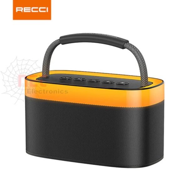 سبيكر بلوتوث RECCI PHANTOM PORTABLE - سبيكر بلوتوث RECCI PHANTOM PORTABLE الأسود بتصميم أنيق وصوت نقي RECCI PHANTOM PORTABLE Bluetooth Speaker sleek design with powerful sound
