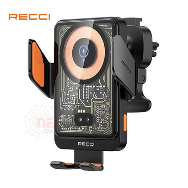 حامل موبايل وشاحن تكييف اضاءة وحساس RECCI RHO-C38 - حامل موبايل وشاحن تكييف اضاءة وحساس RECCI RHO-C38 RECCI RHO-C38 car charger and phone holder