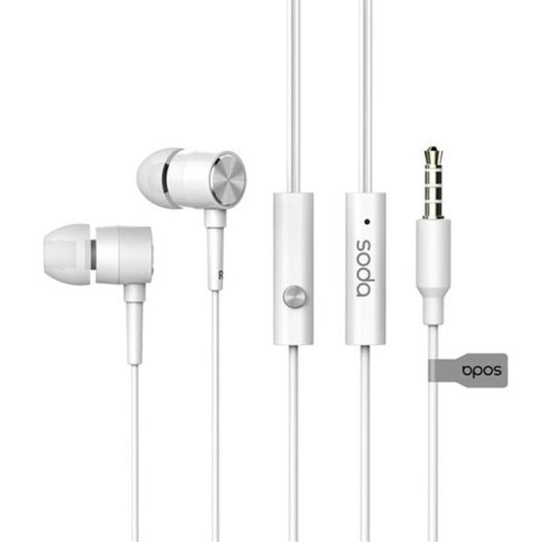 هيدفون موبايل SHI220 - هيدفون موبايل SHI220 من SODA باللون الأسود الأنيق SHI220 mobile headphone by SODA sleek design