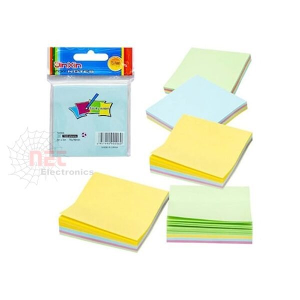 باكت ورق ملاحظات STICKY NOTE - باكت ورق ملاحظات STICKY NOTE ملون لتنظيم المهام المكتبية Colorful STICKY NOTE adhesive notes pad for office organization