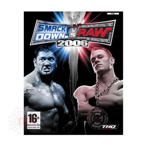 Smack Down VS Raw 2006 - غلاف لعبة Smack Down VS Raw 2006 الأصلية Original Smack Down VS Raw 2006 Game Cover