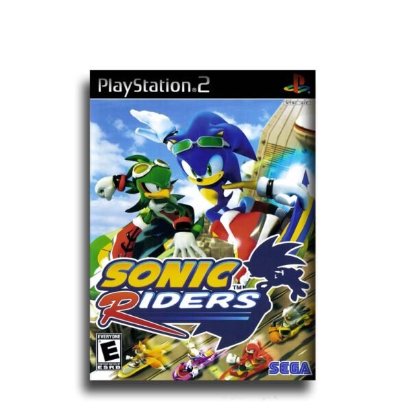 Sonic Riders PS2 CD - اسطوانة لعبة سونيك رايدرز لجهاز بلايستيشن 2 الأصلية Sonic Riders PS2 CD original game disc for PlayStation 2
