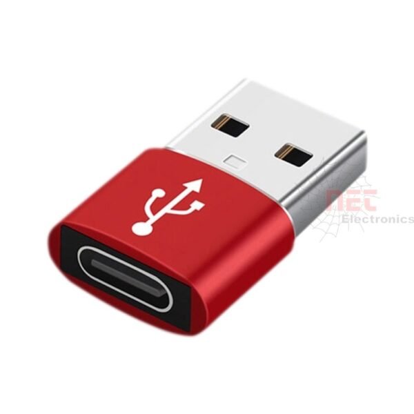 كونفرت باور TYPE-C (PD) TO USB - محول كونفرت باور تايب سي إلى يو اس بي لشحن الأجهزة ونقل البيانات Convert Power Type-C PD to USB adapter for fast charging and data transfer