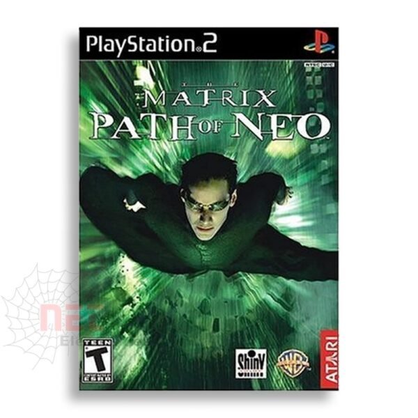 The Matrix Path Of Neo PS2 CD - صورة سيدي لعبة The Matrix Path Of Neo لجهاز بلايستيشن 2 The Matrix Path Of Neo PS2 CD game disc cover