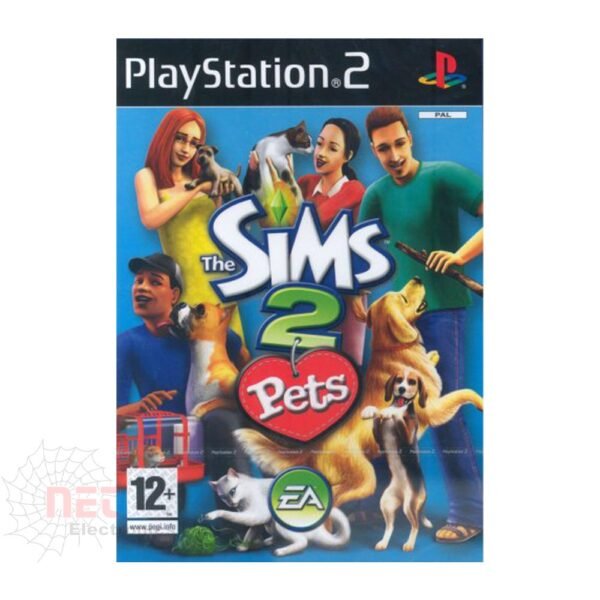 The Sims 2 Pets - غلاف لعبة The Sims 2 Pets للكمبيوتر الشخصي The Sims 2 Pets PC game cover art