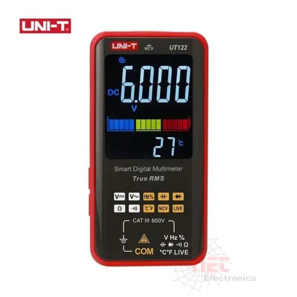 افوميتر سمارت UT122 SMART MULTIMETER من UNI-T - افوميتر سمارت UT122 SMART MULTIMETER من UNI-T لفحص الكهرباء UNI-T UT122 Smart Multimeter digital testing tool