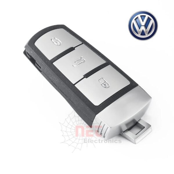 هاوسنج ريموت باسات بصمة VolksWagen CARCOV028 - هاوسنج ريموت باسات بصمة VolksWagen CARCOV028 غلاف مفتاح السيارة VolksWagen CARCOV028 Passat smart key housing replacement shell