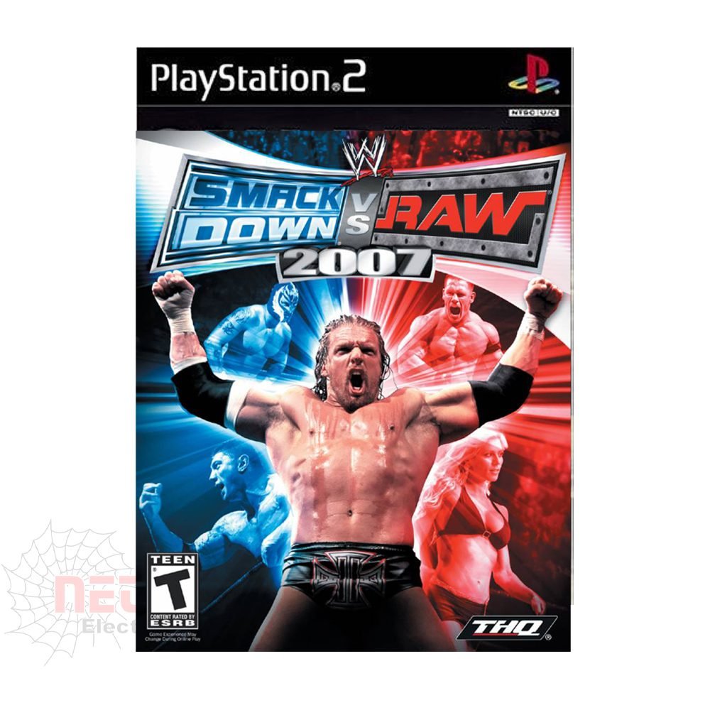 WWE Smackdown Vs Raw 2007 WWE Smackdown Vs Raw 2007 - غلاف لعبة WWE Smackdown Vs Raw 2007 الأصلية Original WWE Smackdown Vs Raw 2007 game cover art