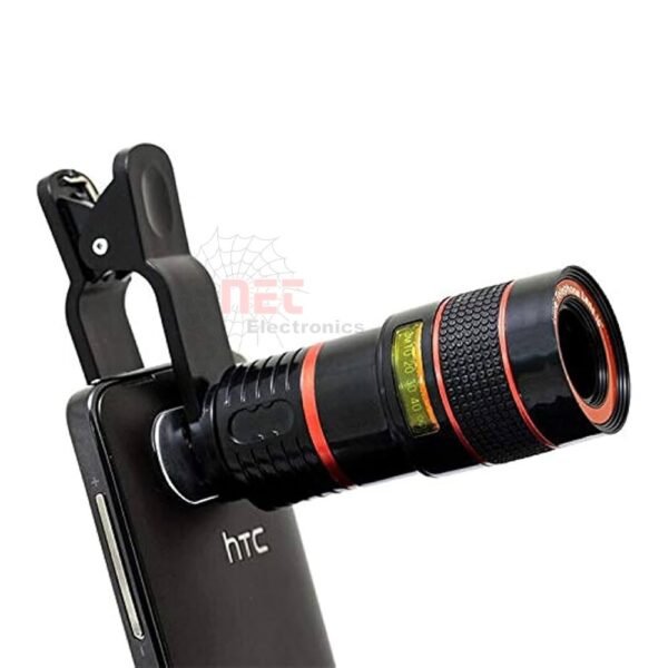 مكبرة كاميرا موبايل X12 Lens Zoom - مكبرة كاميرا موبايل X12 Lens Zoom لتصوير عالي الدقة Mobile phone camera zoom lens X12 for professional photography