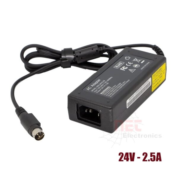 ادابتر برنتر كاشير XPRINTER ADAPTER 24V 2.5A الأصلي لتشغيل طابعات الفواتير XPRINTER ADAPTER 24V 2.5A power supply for receipt printers