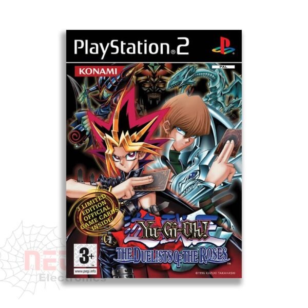 Yu Gi Oh Duelist Of The Roses PS2 CD - اسطوانة لعبة يوغي ديست اوف روسز لجهاز بلايستيشن 2 Yu Gi Oh Duelist Of The Roses PS2 CD game disc