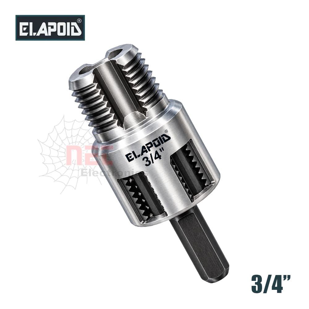 بنطة قلووظ مواسير بولى خارجى وداخلى 3/4 بوصة ELAPOID بنطة قلووظ مواسير بولى خارجى وداخلى 3/4 بوصة ELAPOID عالية الجودة ELAPOID 3/4 Inch Poly Pipe Threading Tap high quality