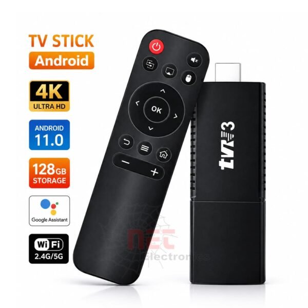 استيك اندرويد TV STICK ANDROIDE 128G لتحويل الشاشة إلى سمارت استيك اندرويد TV STICK ANDROIDE 128G smart tv stick device