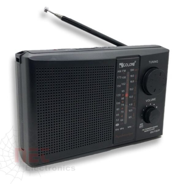 راديو جولون شحن فلاشة وكرت - راديو جولون شحن فلاشة وكرت محمول ومتعدد الاستخدامات Golon rechargeable radio with USB and card slot portable device