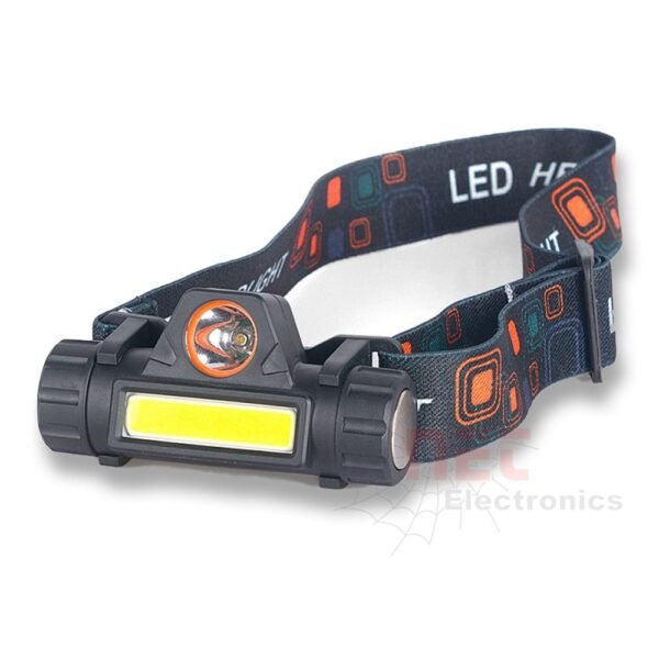 كشاف راس شديد الاضاءة شحن - كشاف راس شديد الاضاءة شحن قوي للاستخدامات الخارجية والرحلات Super bright rechargeable headlamp for outdoor activities and camping
