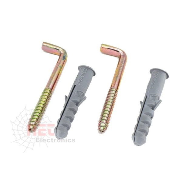 طقم مسمار سخان بالفيشر - طقم مسمار سخان بالفيشر للتثبيت الآمن Water heater anchor and screw set for secure mounting