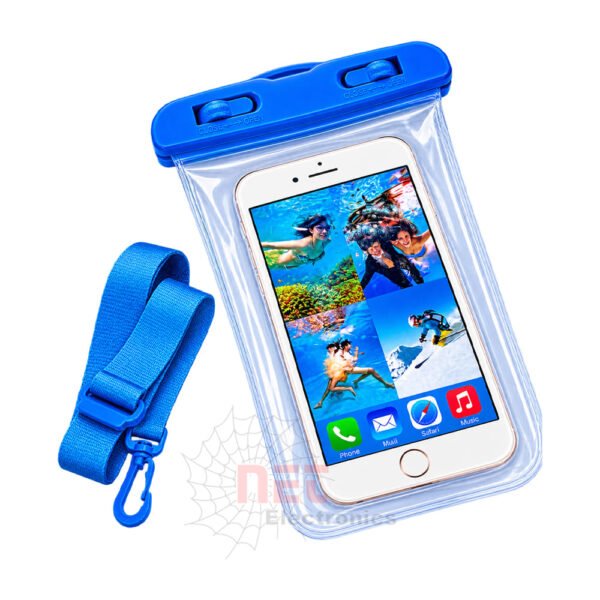 جراب موبايل مياه للمصايف لحماية الهواتف ضد الماء والرمال Waterproof phone pouch for summer vacations protecting mobile underwater