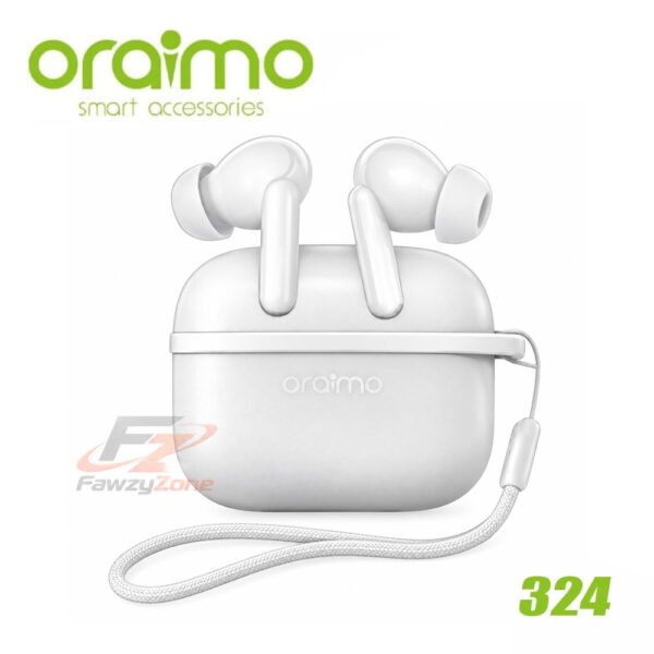 ايربودز SpaceBuds LITE 324 لون WHITE من ORAimo بتصميمها العصري الأنيق