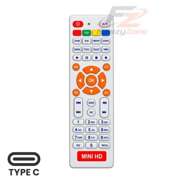 ريموت شحن تايب سي TYPE-C موديل TIMER MINI HD الأسود للاستخدام المنزلي والكتب المكتبية