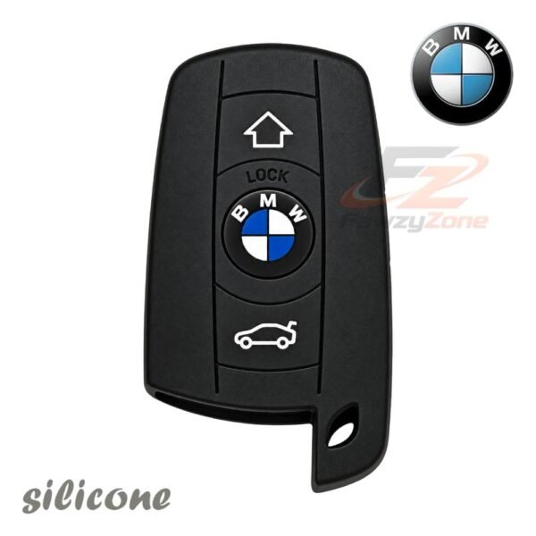 جراب سيليكون لمفتاح ريموت بي إم دبليو 3 زراير BMW ذكي يحمي الريموت من الصدمات والخدوش بأسلوب أنيق ومتين مع كود SLICON033